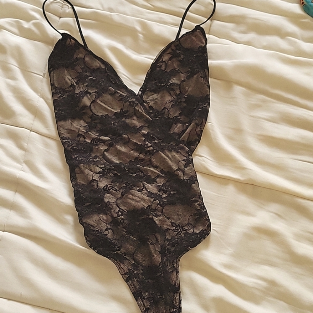 Black Lace Bodysuit